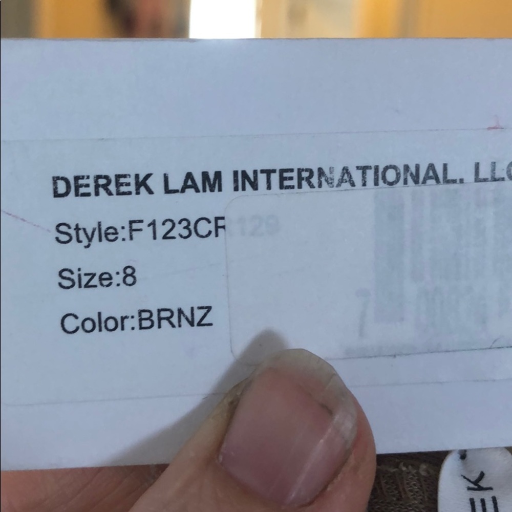 NWT DEREK LAM Gold Top - Picture 4 of 6